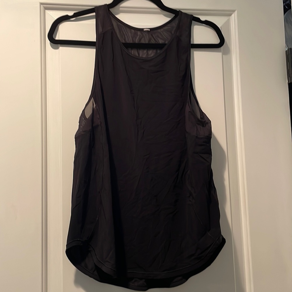 LuluLemon Black Mesh Tank Top